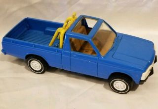 1970 ' s Vintage Gay Toys Chevy LUV Chevrolet Pickup Truck S10 Blue Plastic 2