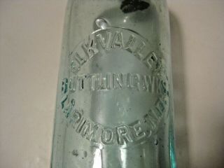Antique Vintage Elk Valley Larimore N.  D.  Advertising Blob Top Soda Pop Bottle