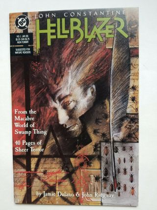 Hellblazer 1,  Swamp Thing 38 Early John Constantine Appearances