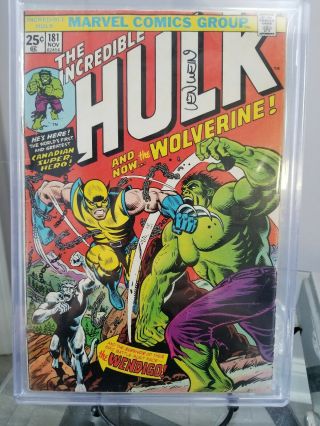 The Incredible Hulk 181 Autographed By The Late Len Whein Has Mv Stamp
