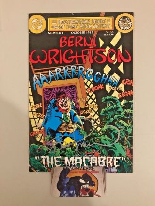 Berni Wrightson " The Macabre " 3 Oct 1983 Signed By Berni Wrightson Fv/nm