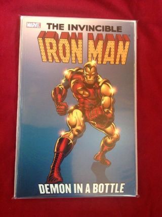 Invincible Iron Man Demon In A Bottle Marvel Comics Tpb Graphic Novel Comic