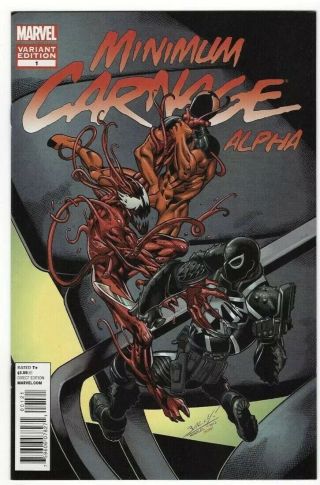 Minimum Carnage: Alpha 1 | Mark Bagley 1:25 Variant | Venom | Rare | 2012 | Nm