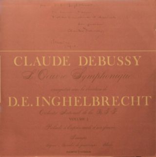 Ultra Rare French Lp Inghelbrecht Debussy Symphonic Work Vol 2 Ducretet - Thomson