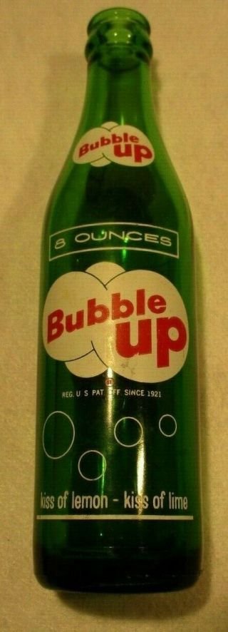Rare 1943 Bubble Up Soda Bottle - 8oz - - Lemon Soda
