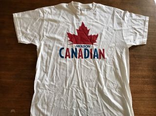 Molson Canadian Rare T - Shirt Xl Vintage 90 