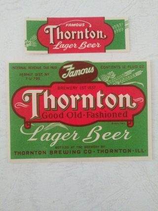 Il - Irtp - Thornton Lager - 12oz - Thornton Brg Co - Thornton - A6841