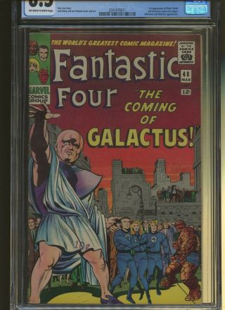 Fantastic Four 48 VF,  8.  5 | Marvel 1966 | 1st Silver Surfer & Galactus (Cameo). 2