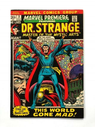Marvel Premiere Featuring Dr.  Strange 3 Marvel Comic Book Vf Mo7 - 77
