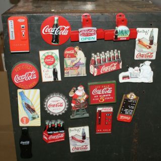 Coca - Cola - Set Of 19 Different Magnets