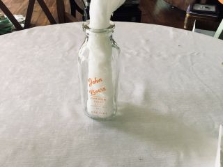 Vintage Milk Bottle One Pint John Boere Dairy Paramount Ca