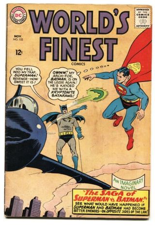 Worlds Finest 153 Batman Slaps Robin Meme Issue 1965