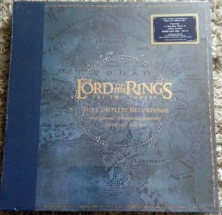 Howard Shore The Lord Of The Rings The Two Towers 5lp Blue Vinyl Box