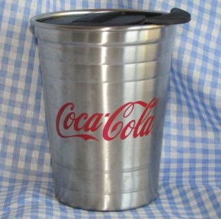 Coca Cola - 16 Oz.  Stainless Steel - Travel Cup/mug Rare