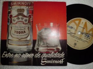 The Police Sting Unique P/s Smirnoff 7  Promo Sample Brazil 1981 Edition 45