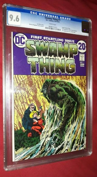 Swamp Thing 1 Cgc 9.  6 White Pages Tv Show Wrightson