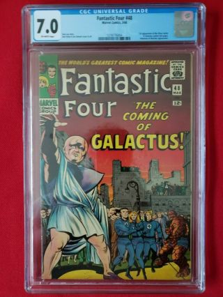 Fantastic Four 48 1st Appearance Of The Silver Surfer Marvel 1966 Cgc 7.  0