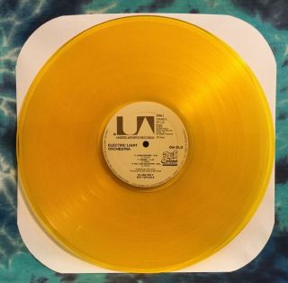 Electric Light Orchestra LP Ole ELO Promo GOLD VINYL Limited Edition RARE E.  L.  O. 7