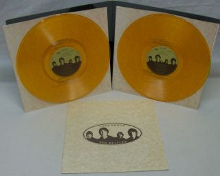 1977 The Beatles " Love Songs " 2 - Lp Yellow Vinyl Record Set (sebx - 11844) Nm/vg