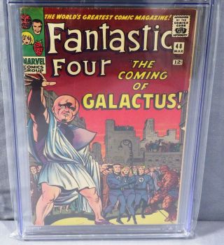 Fantastic Four 48 (silver Surfer,  Galactus 1st Appearance) Cgc 6.  0 Marvel 1966