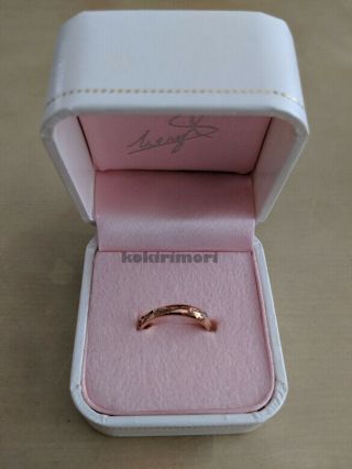Macross Frontier F Sheryl Nome X The Kiss Limited Edition Rose Gold Ring Japan