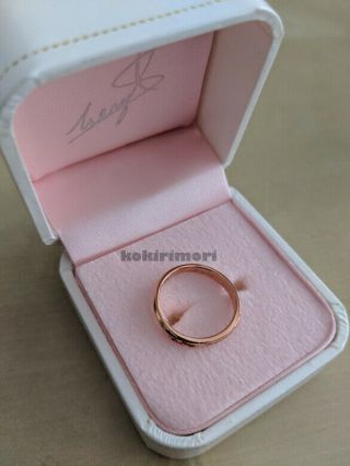 Macross Frontier F Sheryl Nome x The Kiss Limited Edition Rose Gold Ring JAPAN 5