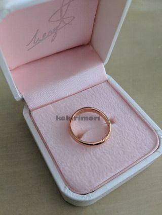 Macross Frontier F Sheryl Nome x The Kiss Limited Edition Rose Gold Ring JAPAN 6