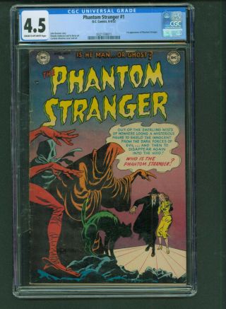 Phantom Stranger 1 Cgc 4.  5 Vg,  1st Appearance Of Phantom Stranger Dc 1952