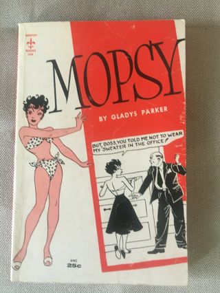 Mopsy 336 (1955),  Berkley Edition,  Gladys Parker,  October 1955 Rare