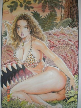 BUDD ROOT ART – CAVEWOMAN RELOADED FULL COLOR COVER 3 2