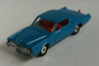 Husky Blue Cadillac Eldorado 1:64 Die Cast.  1960s.