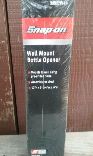Snap - On Tools Wall Mount Bottle Opener Ssx17p114 In The Box Never Opened