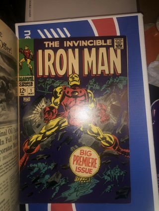 Iron Man 1 DOUBLE COVER (May 1968,  Marvel) 2