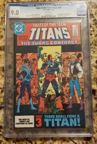 Tales Of The Teen Titans 44 Cgc 9.  0 1st Nightwing (dick Grayson) Perez Cover