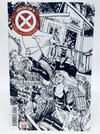 House Of X 1 Marvel Comics Humberto Ramos Party Sketch Variant Cover X - Men