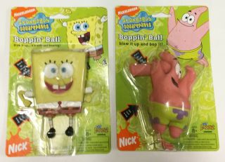 2 Vintage Sponge Bob Squarepants Patrick Boppin 