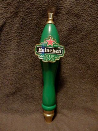 Heineken Beer Tap Handle - 11 1/2 " Tall - Lightly W/o Box