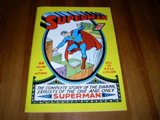 Superman 1,  Nm Reprint Of 1939,  Origin,  Cgc Ready