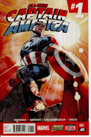 Captain America 25 1st Sam Wilson Falcon as Cap 2014 2nd print plus No.  1 lot2 2
