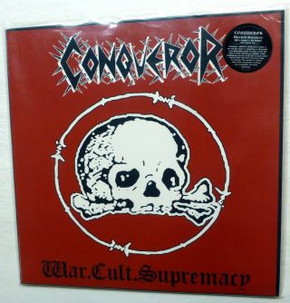 Conqueror War Cult Supremacy 2xlp Black Metal W/poster Near - Rp167