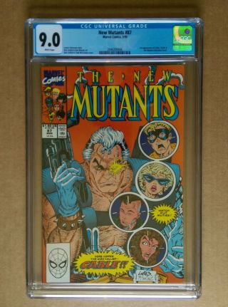 Mutants 87 - Cgc 9.  0 - 1st Appearance Of Cable - Rob Liefeld Art - Not Cbcs