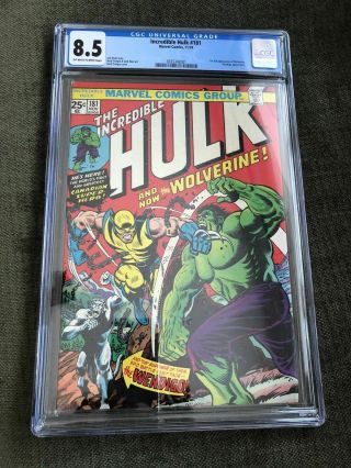 The Incredible Hulk 181 Cgc 8.  5 1974