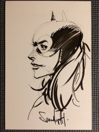 Sean Gordon Murphy Batgirl Con Sketch Signed Bat Girl