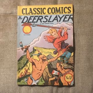Classic Comics Presents The Deerslayer 17 By James Fenimore Cooper Hrn 22