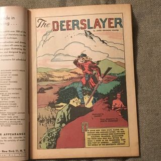 Classic Comics Presents The Deerslayer 17 By James Fenimore Cooper HRN 22 4