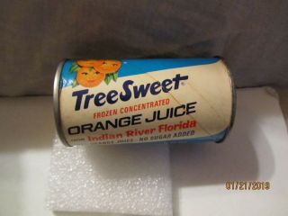 Vintage Tree Sweet Orange Juice Fiber Can Empty By Treesweet Products