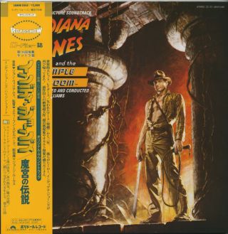 Indiana Jones & The Temple Of Doom Ost Japan Lp W/obi John Williams,  Cole Porter