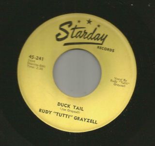 Rockabilly - Rudy " Tutti " Grayzell - Duck Tail - Hear - 1956 Starday