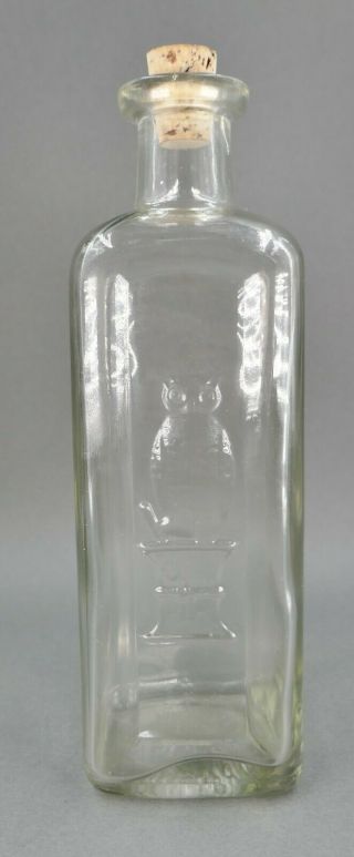 Antique The Owl Drug Co San Francisco 8 1/8 " Tall Glass Bottle