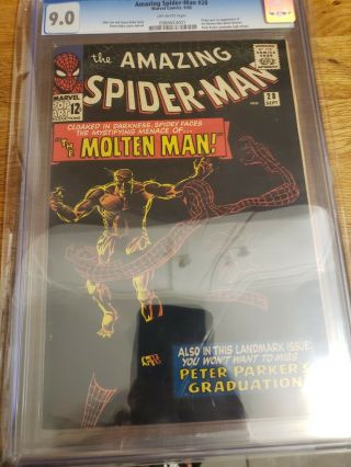 The Spider - Man 28 cgc 9.  0 ow pages (Sep 1965,  Marvel) 6